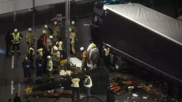 12 killed as lorry crashes into Berlin Xmas market
